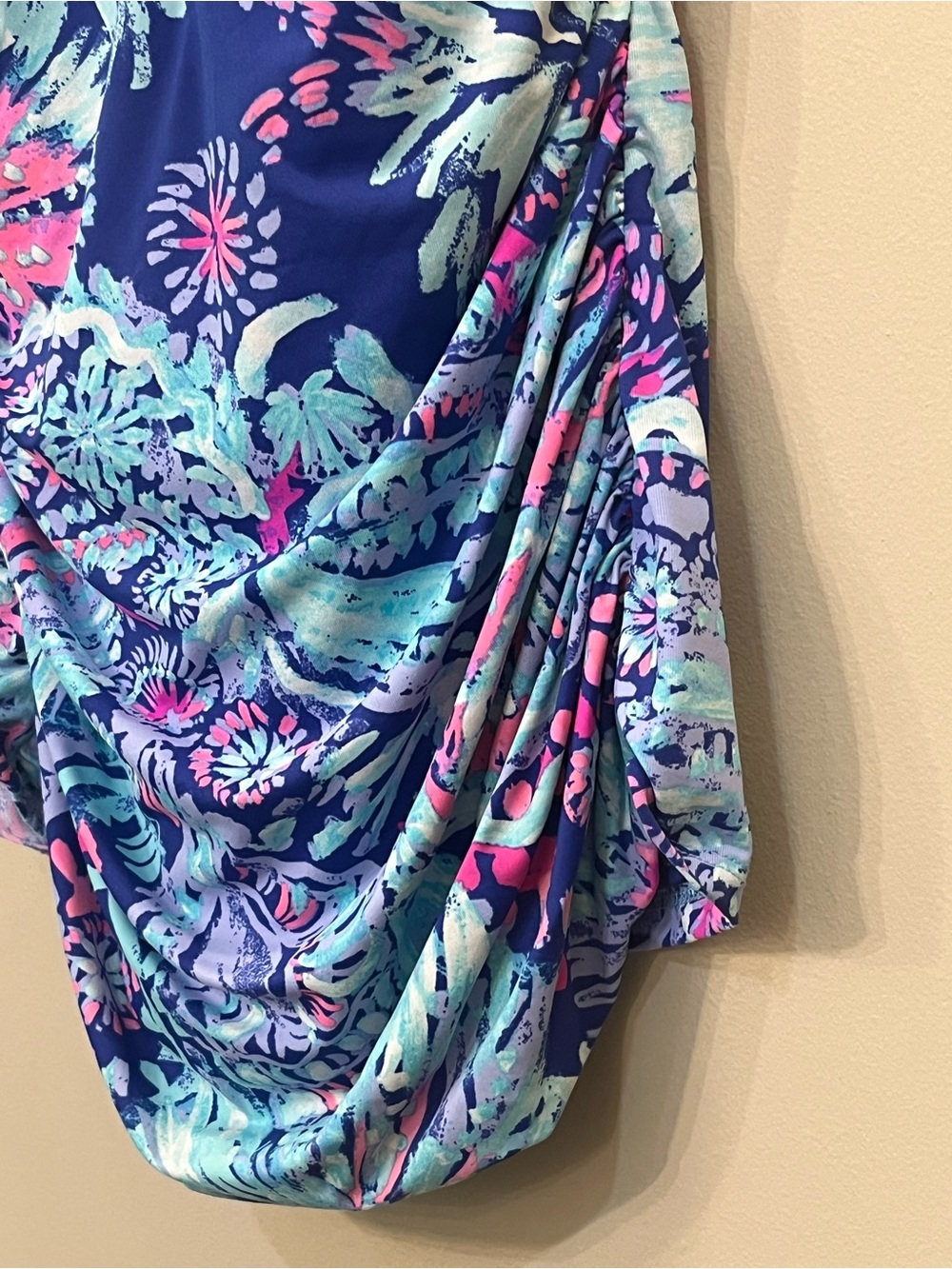 Lilly Pulitzer tropical floral tankini top colorful beach sz 6 - Picture 3 of 7
